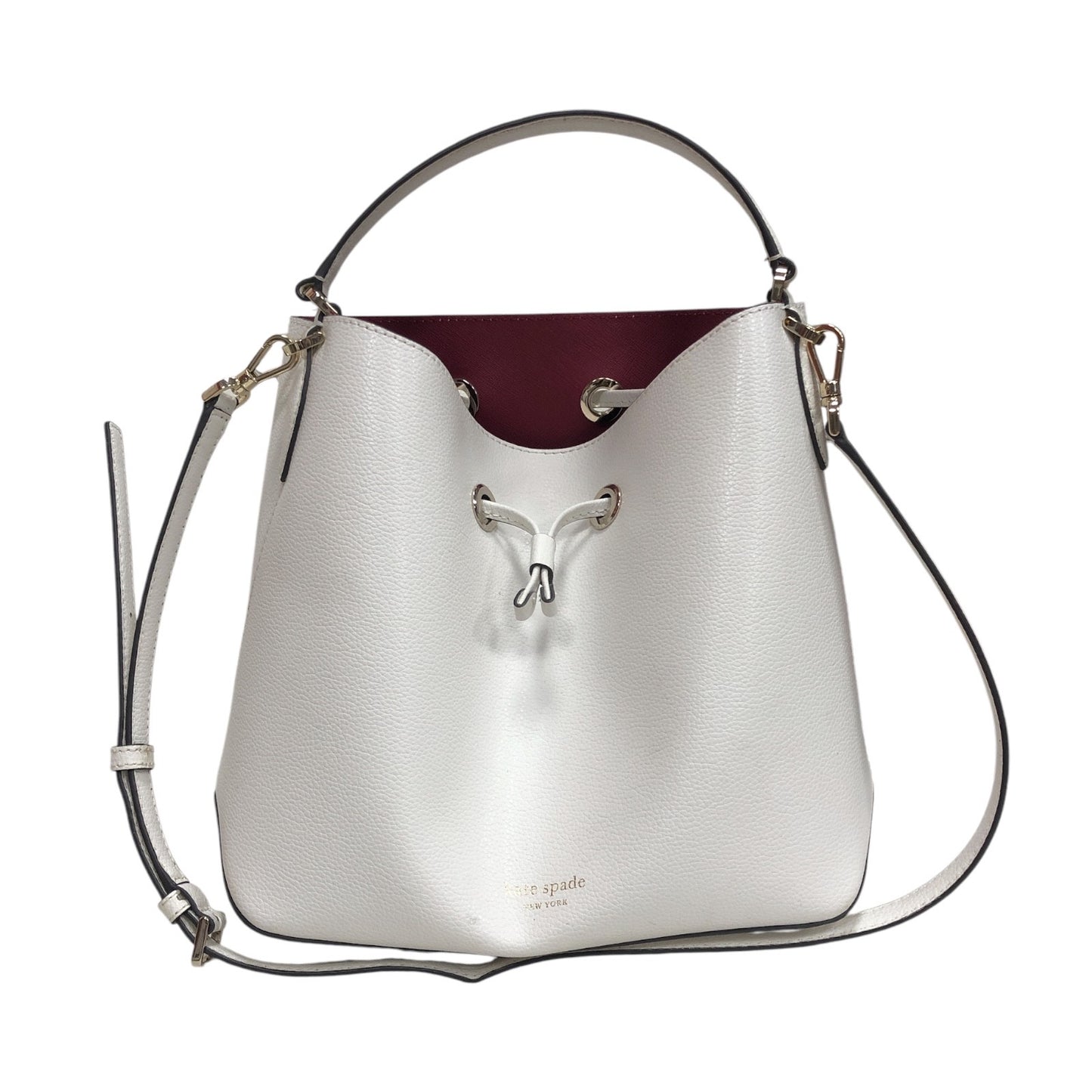 KATE SPADE White bucket bag