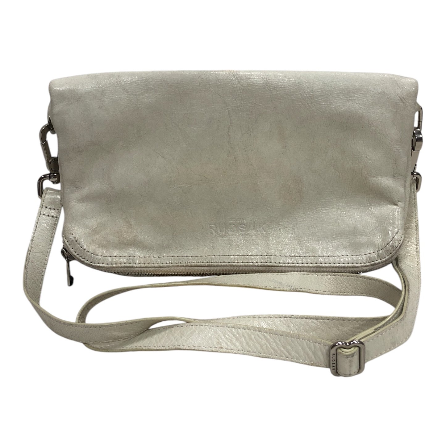 RUDSAK Leather White Crossbody Bag - Moda Consignment
