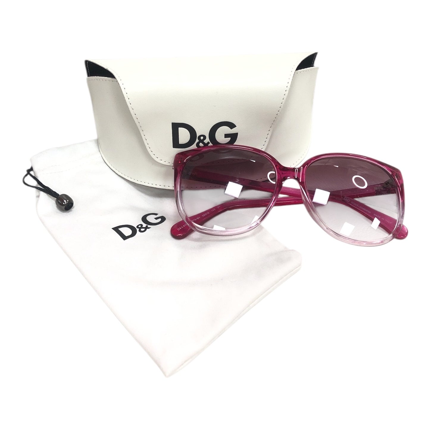 DOLCE & GABBANA Pink Sunglasses For Women - Moda Consignment