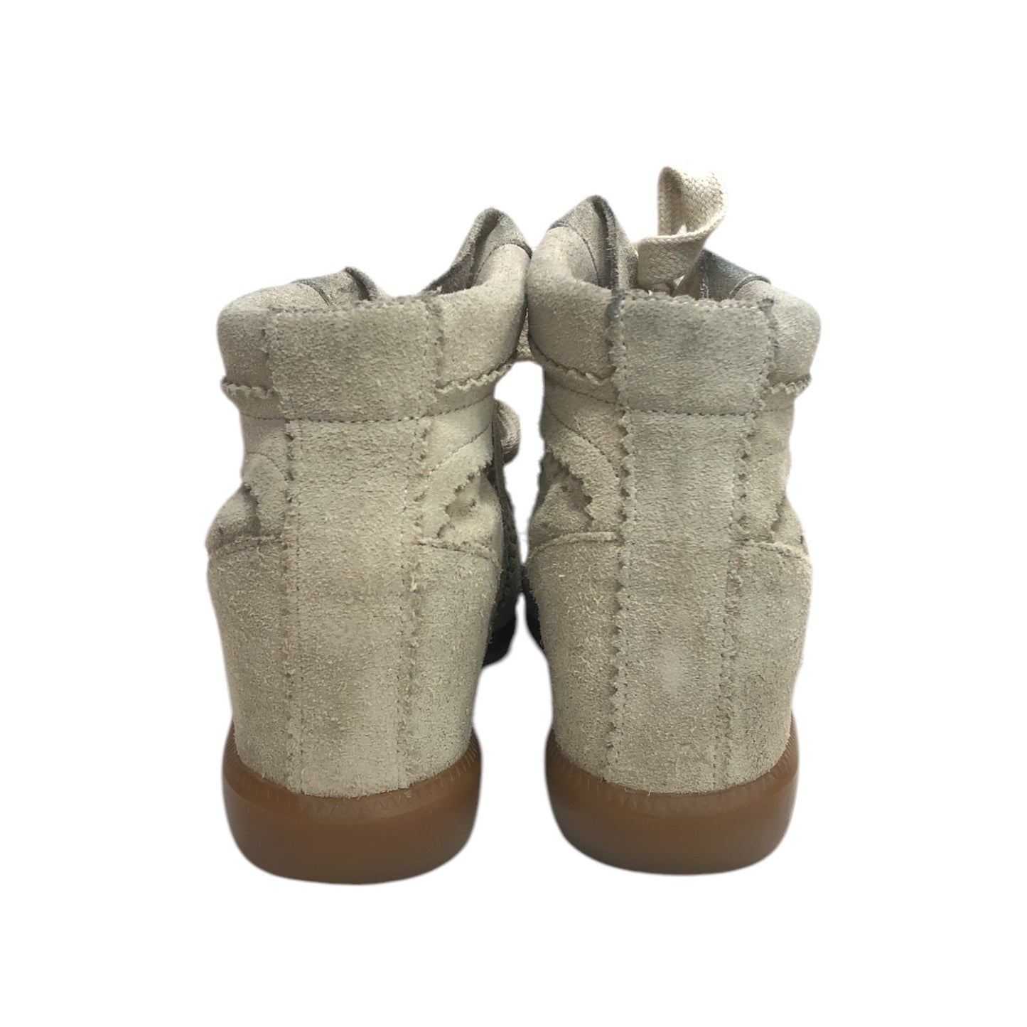 ISABEL MARANT Bobby suede wedge sneakers