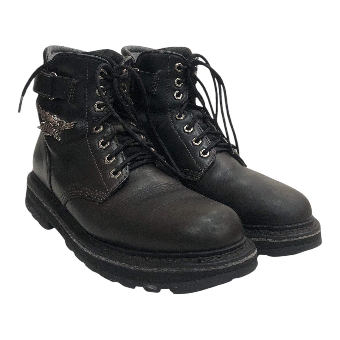 HARLEY DAVIDSON Black Boots - Moda Consignment