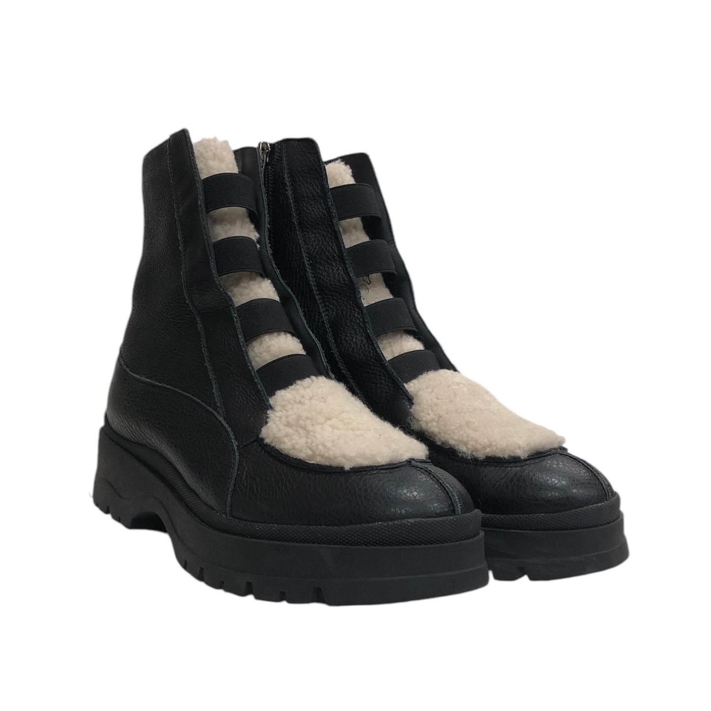 AQUATALIA Black Zip-Up Boots - Moda Consignment