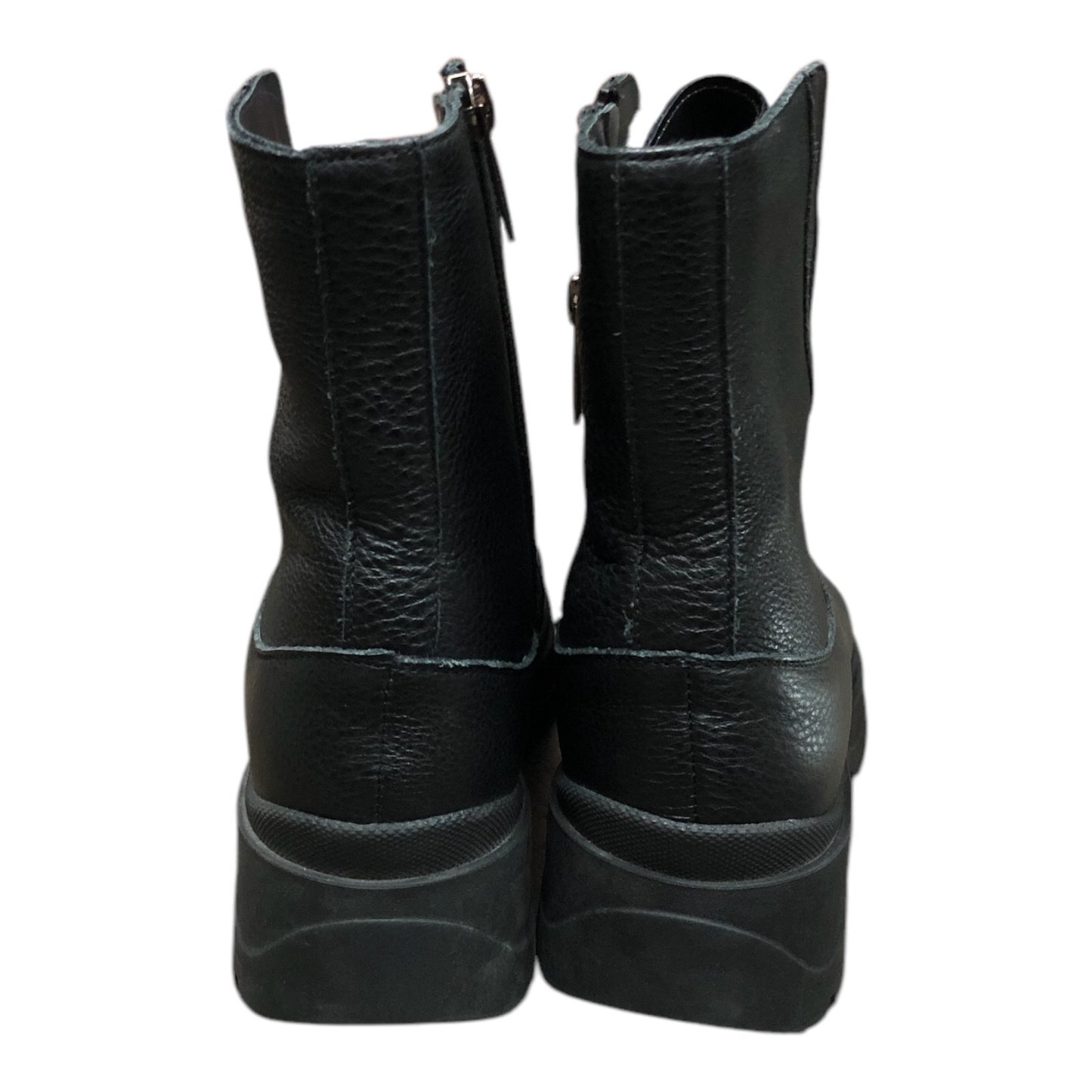 AQUATALIA Black Zip-Up Boots - Moda Consignment