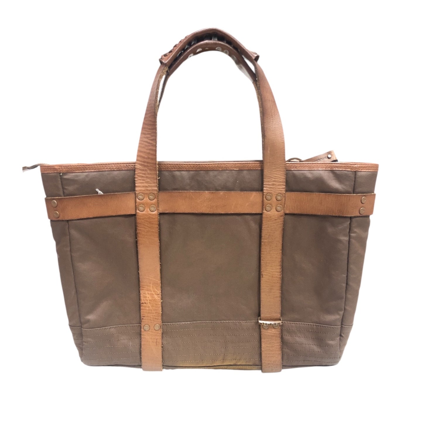 DIESEL Brown Leather Vintage Tote Bag