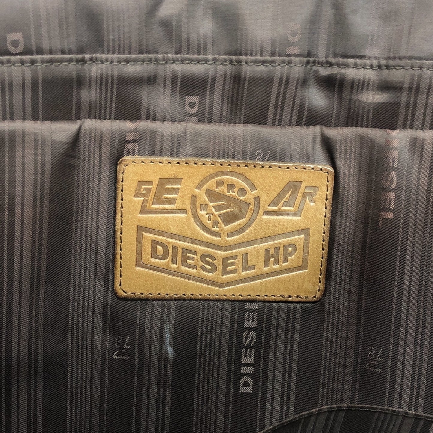 DIESEL Brown Leather Vintage Tote Bag