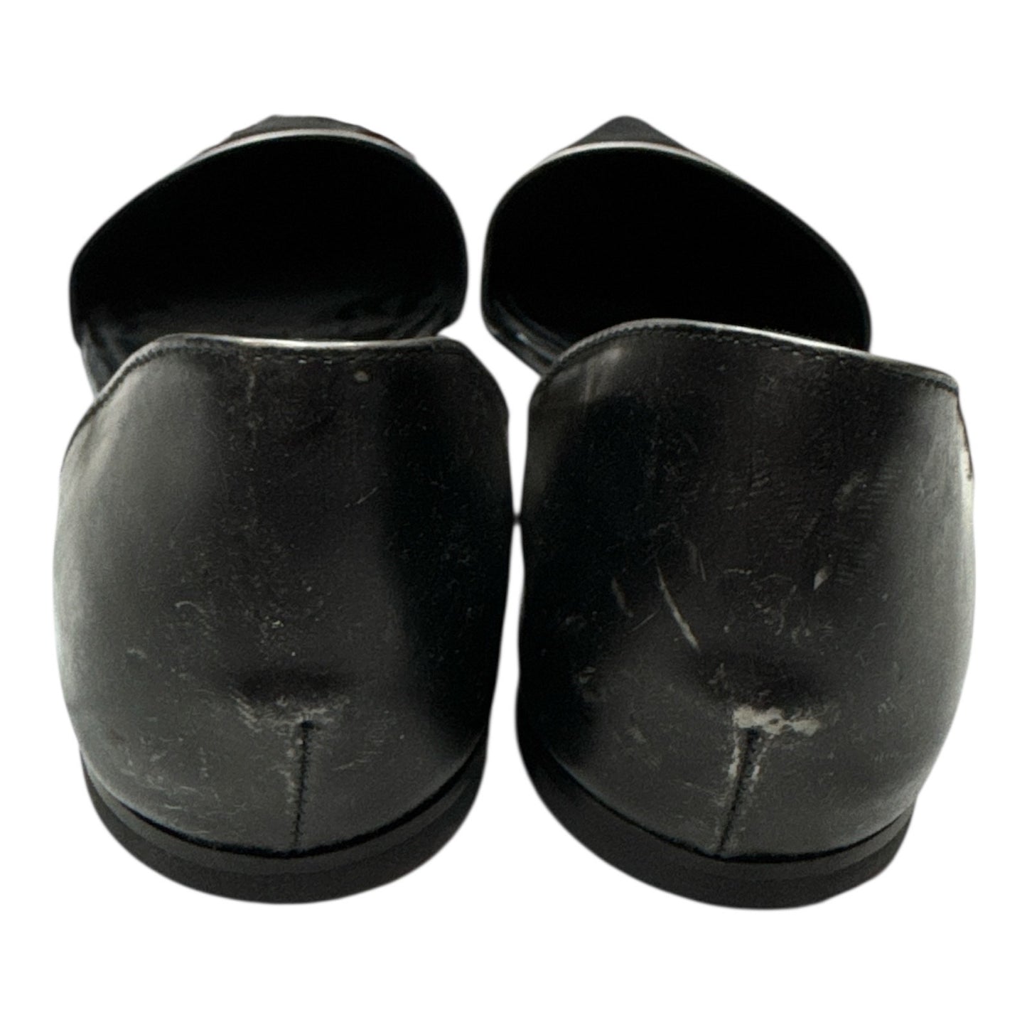 LEATHER BALLET FLATS JIL SANDER BLACK