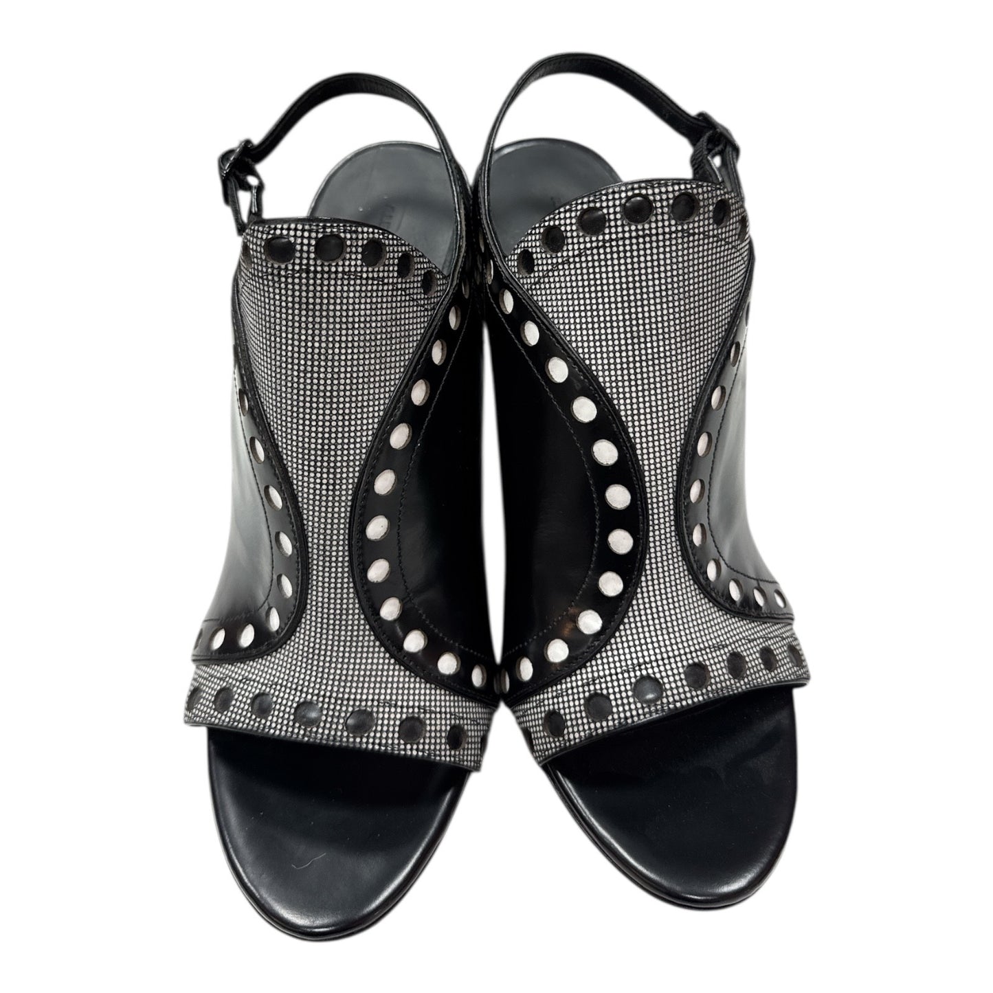 ALEXANDER WANG NATALYA Perforated leather sandals - Moda Consignment