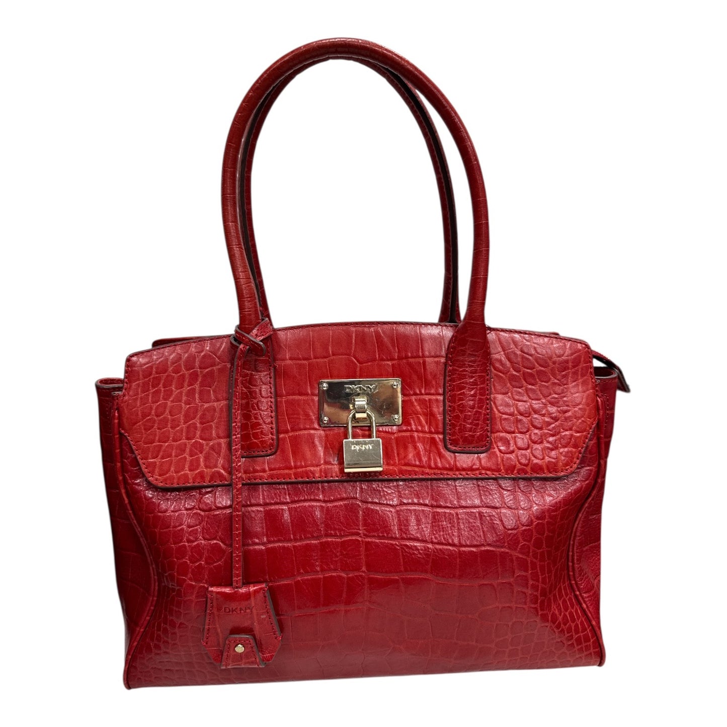 DNKY CROC LEATHER BAG - Moda Consignment