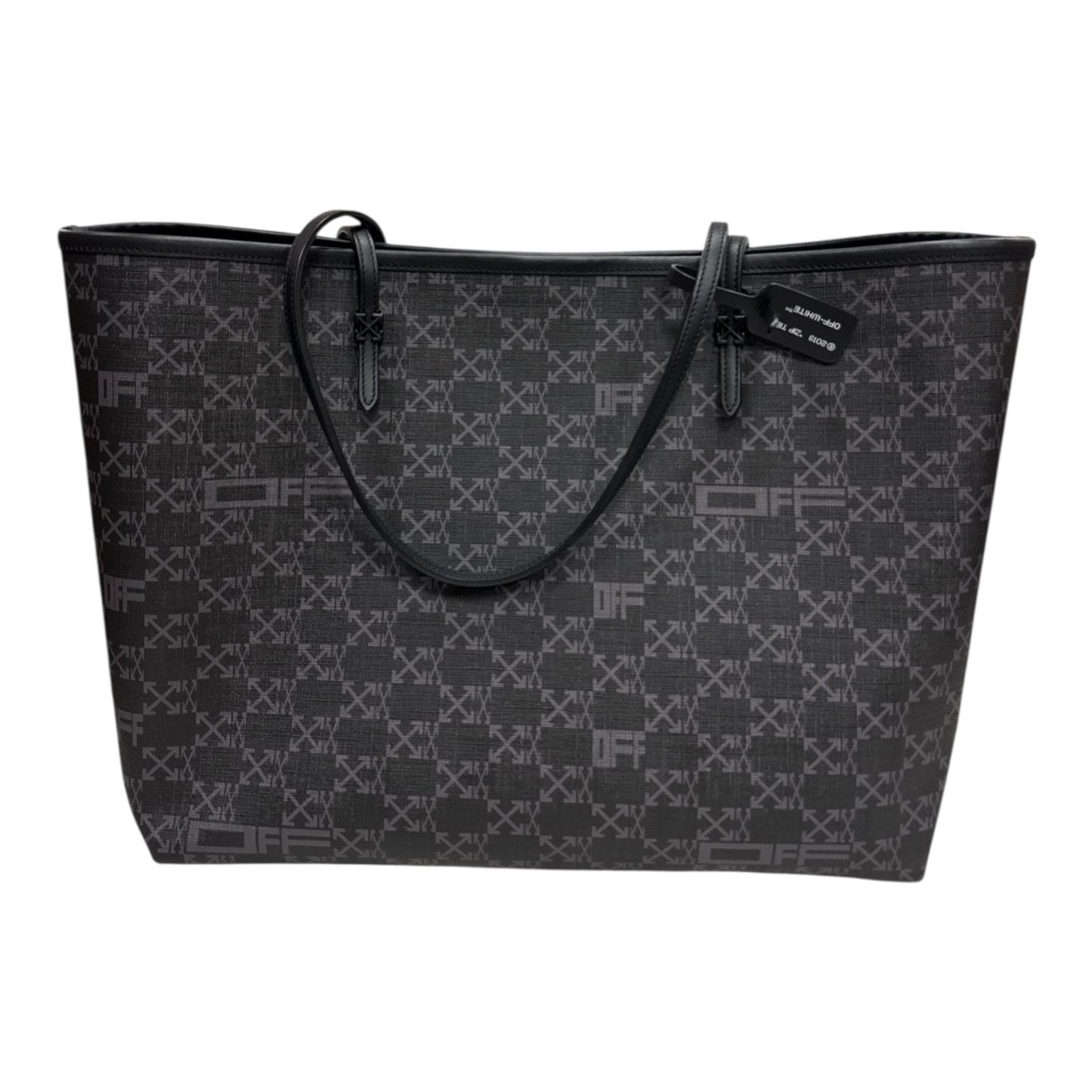 OFF-WHITE MONOGRAM TOTE BAG WITH POUCH - Moda Consignment