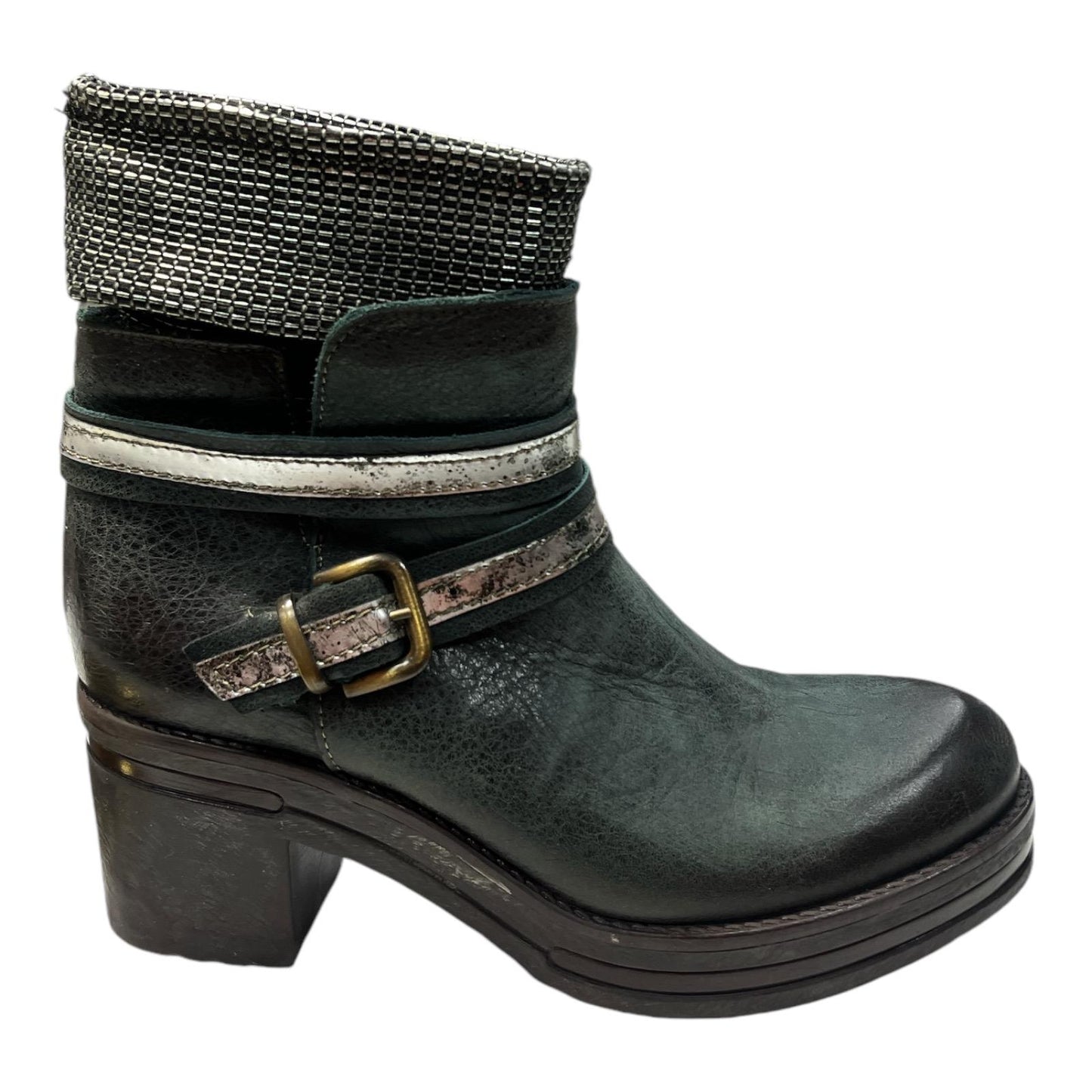 DIVINE FOLLIE Green Olive Boots - Moda Consignment