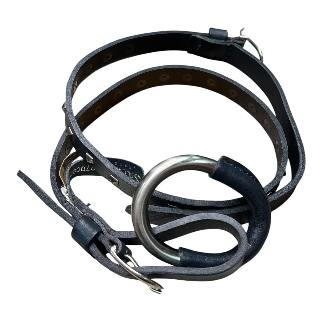 SALSA Black Belt With Round Metal Buckle - Moda Consignment