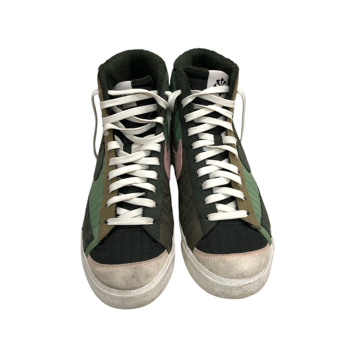 NIKE Blazer Mid '77 LX 'Patchwork Quilt' Olive Brown - Moda Consignment
