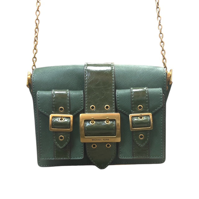 MICHAEL KORS Green Hayden Pocket Msgr - Moda Consignment