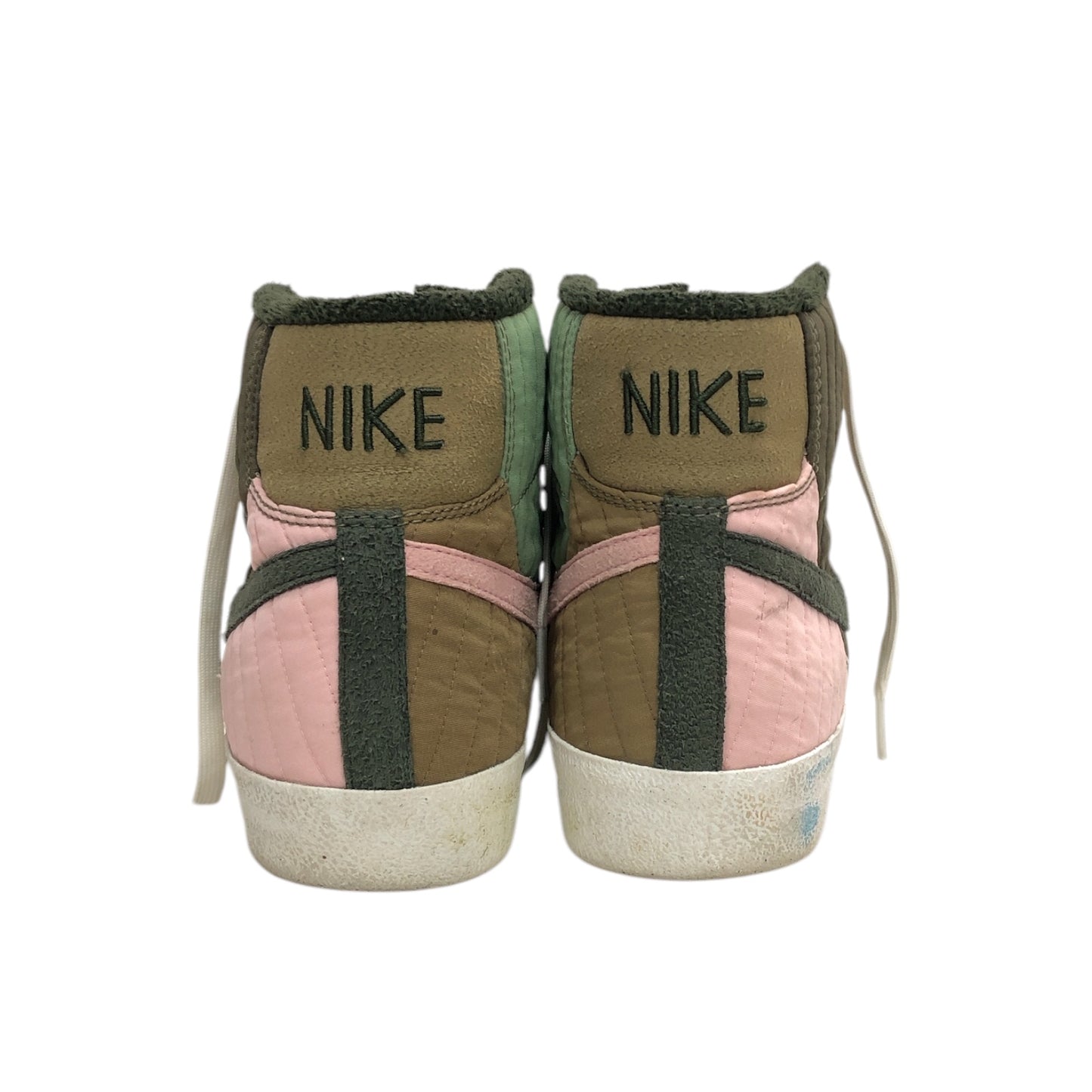 NIKE Blazer Mid '77 LX 'Patchwork Quilt' Olive Brown - Moda Consignment