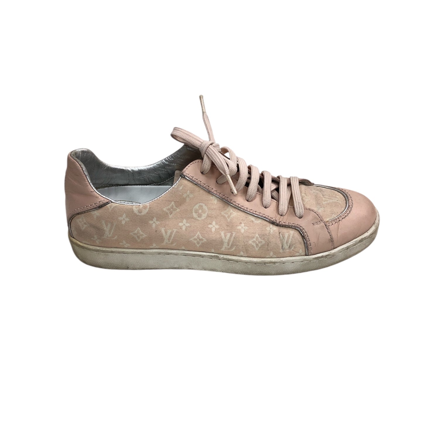 LOUIS VUITTON Pink Monogram Sneakers - Moda Consignment