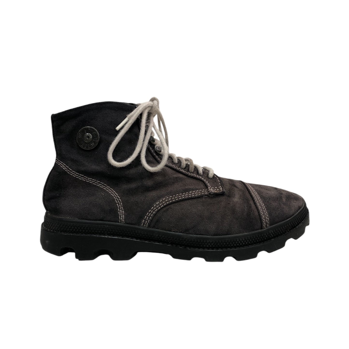 DIESEL Dark Grey High-Top Sneakers - Moda Consignment