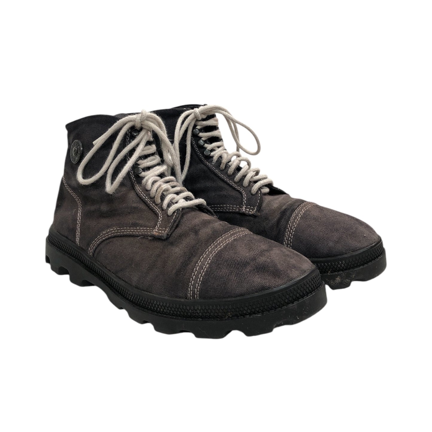DIESEL Dark Grey High-Top Sneakers - Moda Consignment