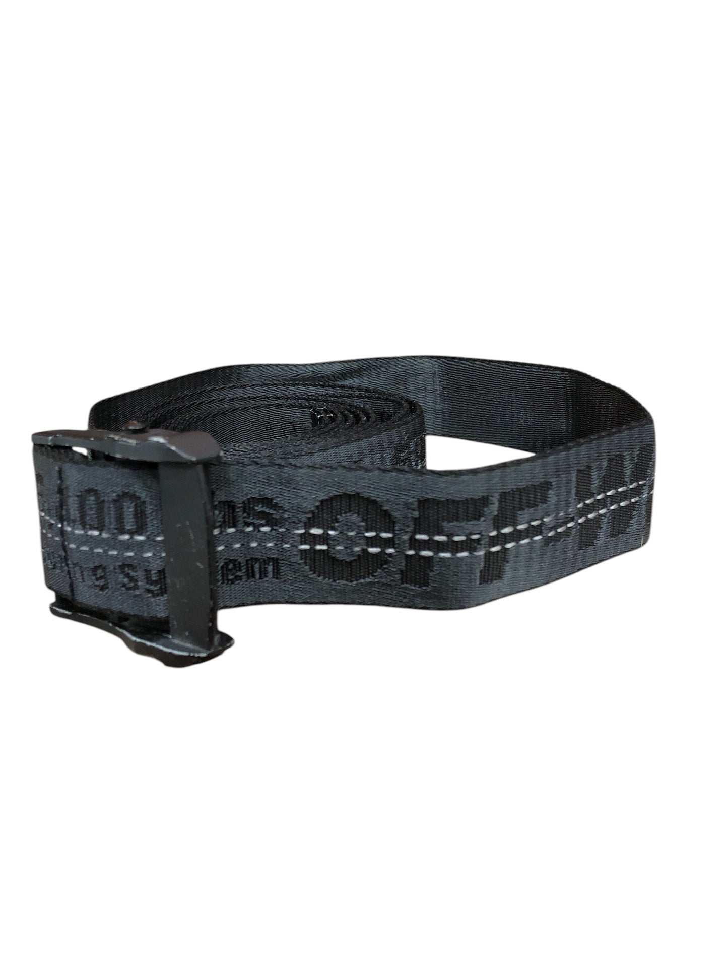 OFF-WHITE Black Belt - Moda Consignment