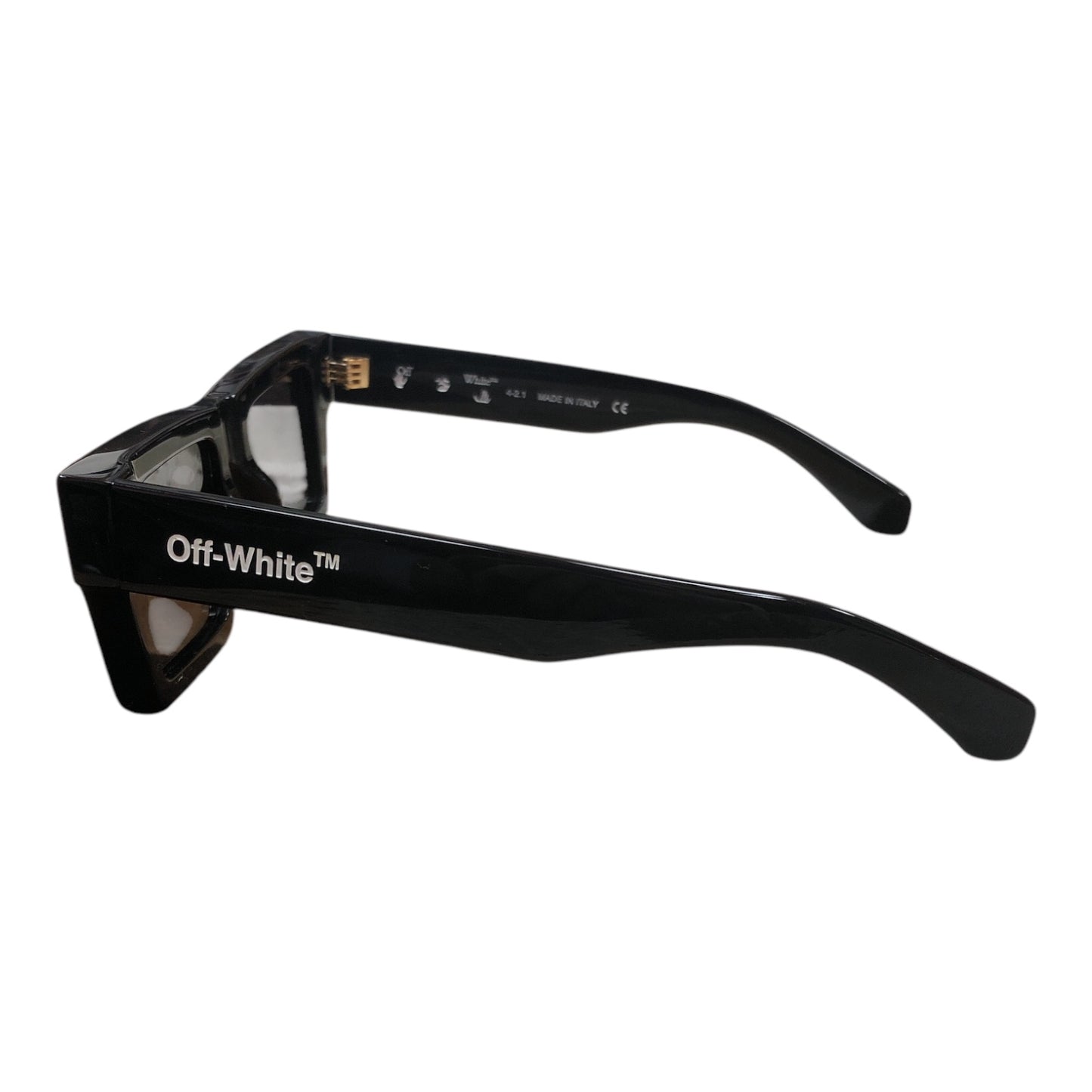 OFF-WHITE Black Nassau Sunglasses - Moda Consignment