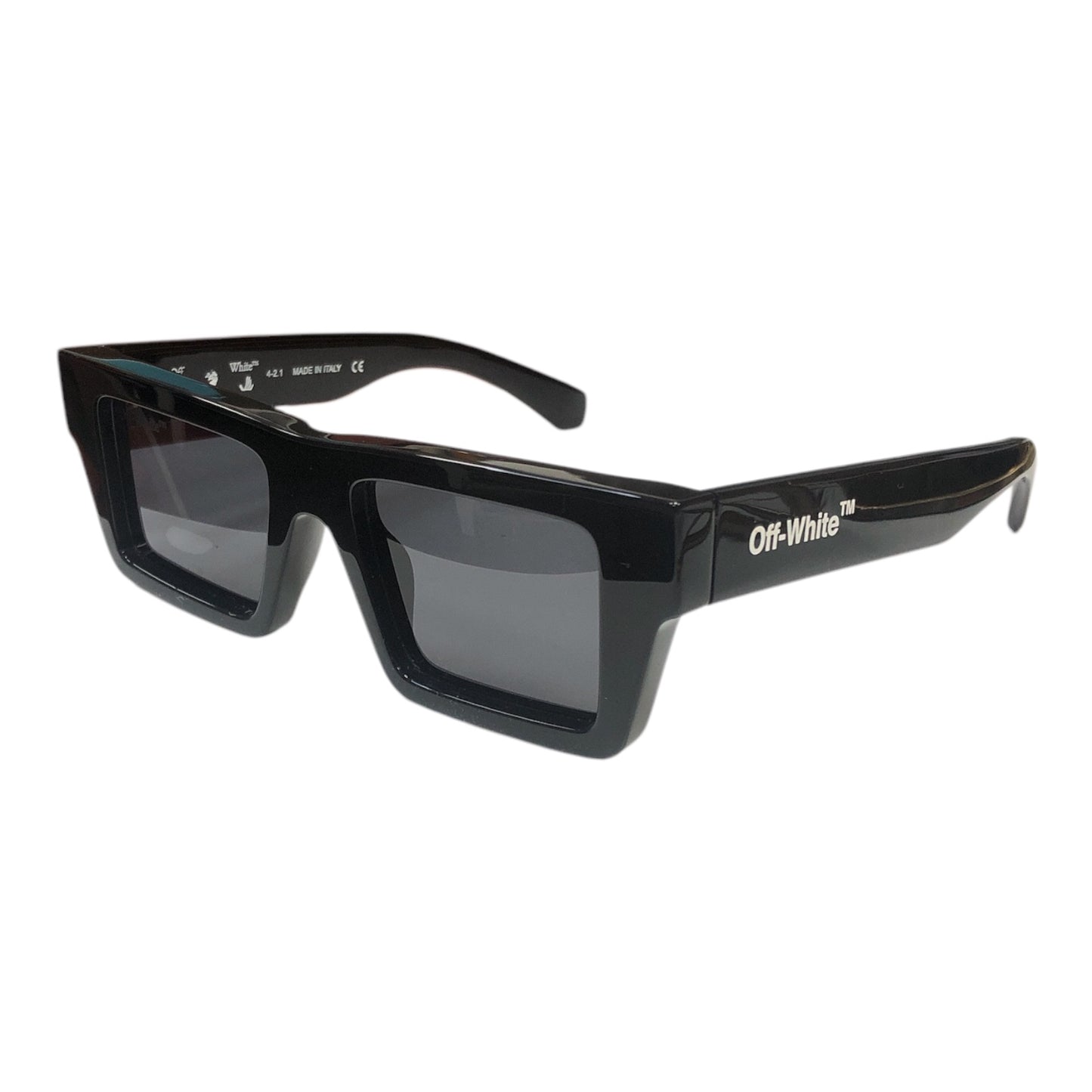 OFF-WHITE Black Nassau Sunglasses - Moda Consignment