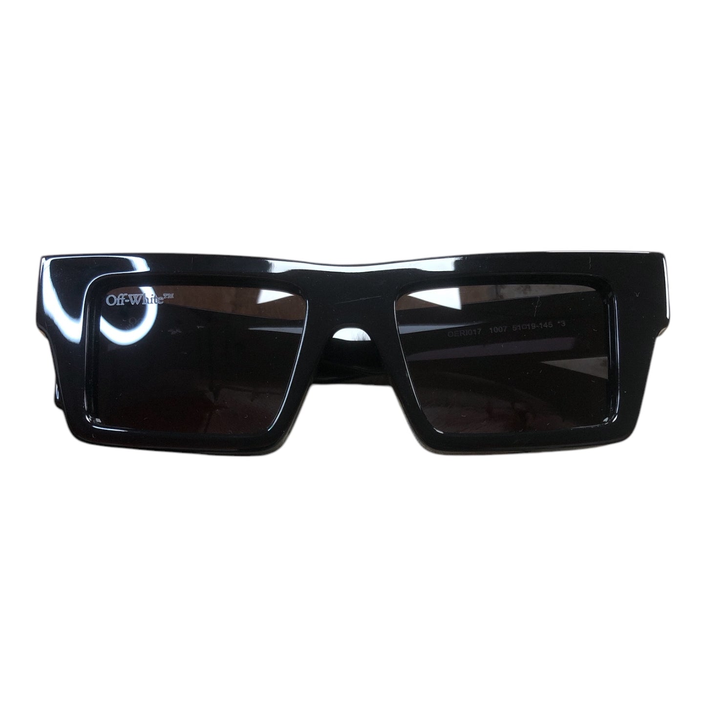 OFF-WHITE Black Nassau Sunglasses - Moda Consignment