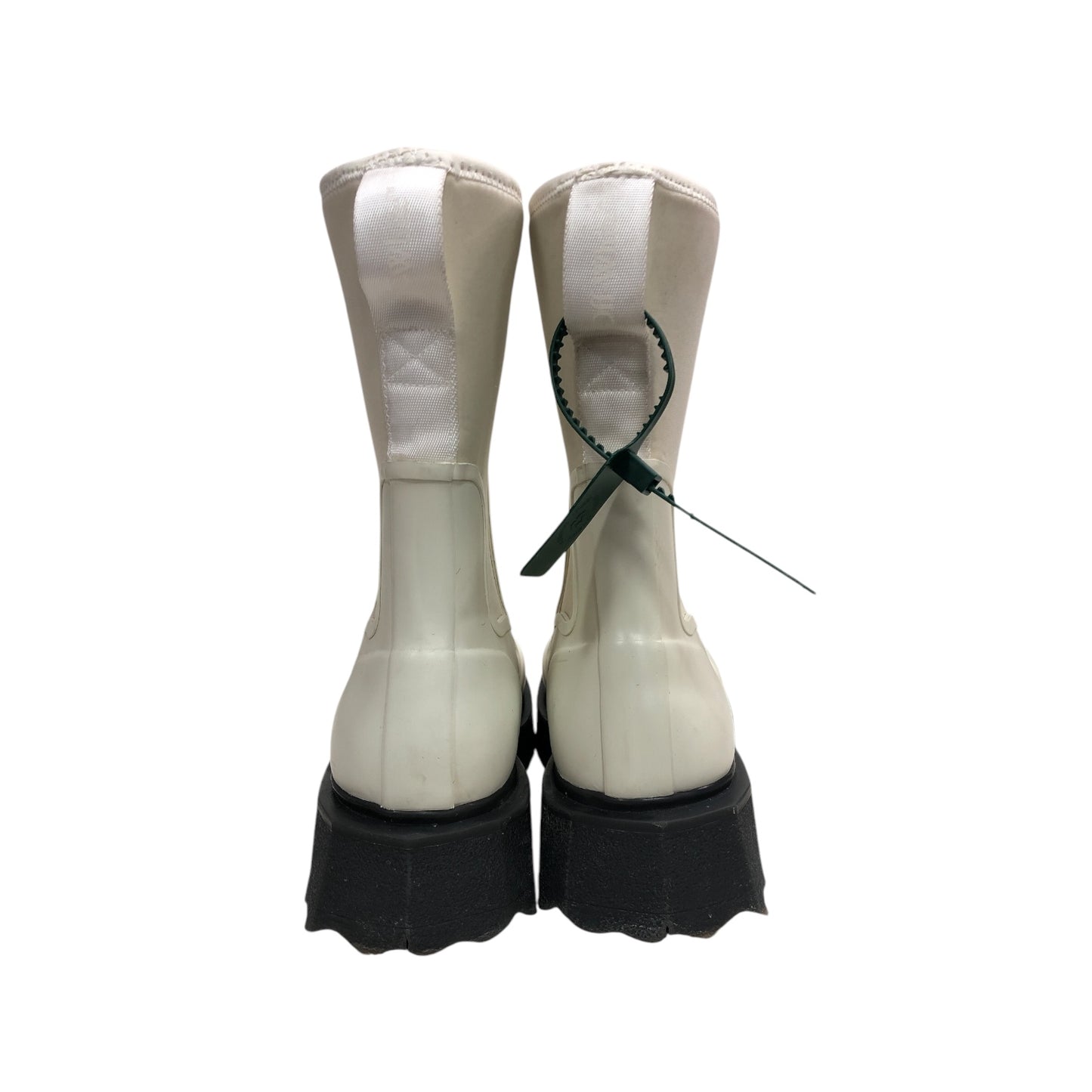 OFF-WHITE Sponge Rubber Rain Boot White