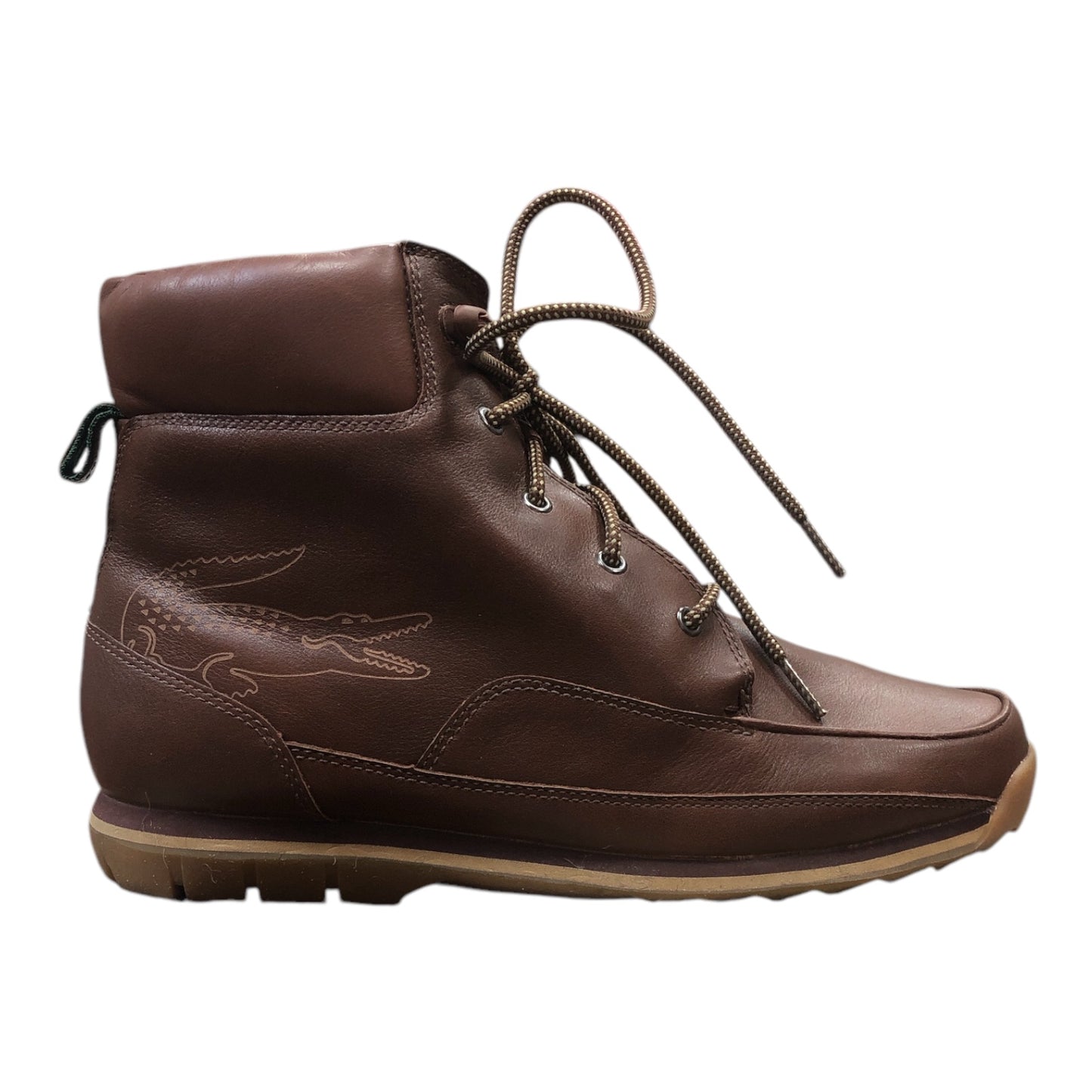LACOSTE Brown Leather Boots - Moda Consignment