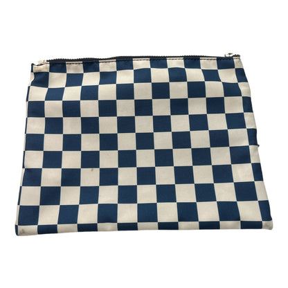 MARC JACOBS blue Q Checkerboard pochette - Moda Consignment