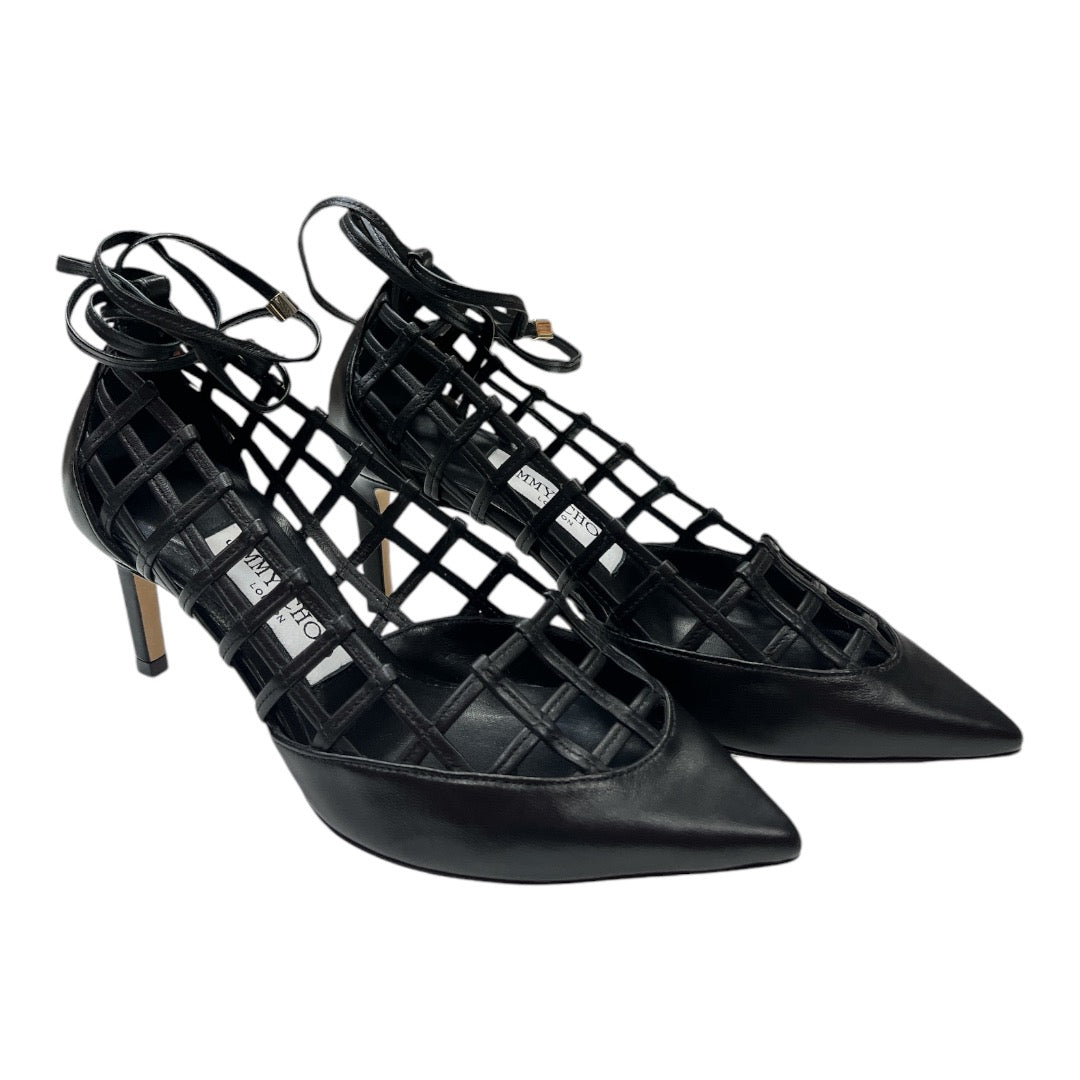 JIMMY CHOO Leather D'Orsay Pumps - Moda Consignment