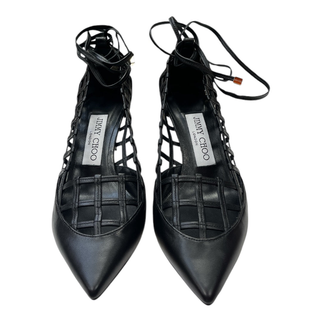 JIMMY CHOO Leather D'Orsay Pumps - Moda Consignment