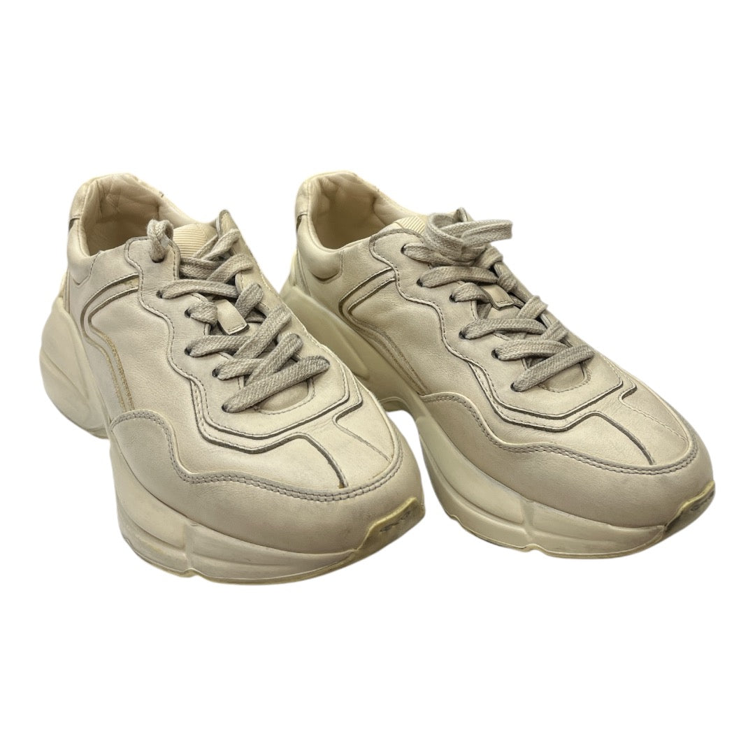 GUCCI rhyton leather trainers - Moda Consignment