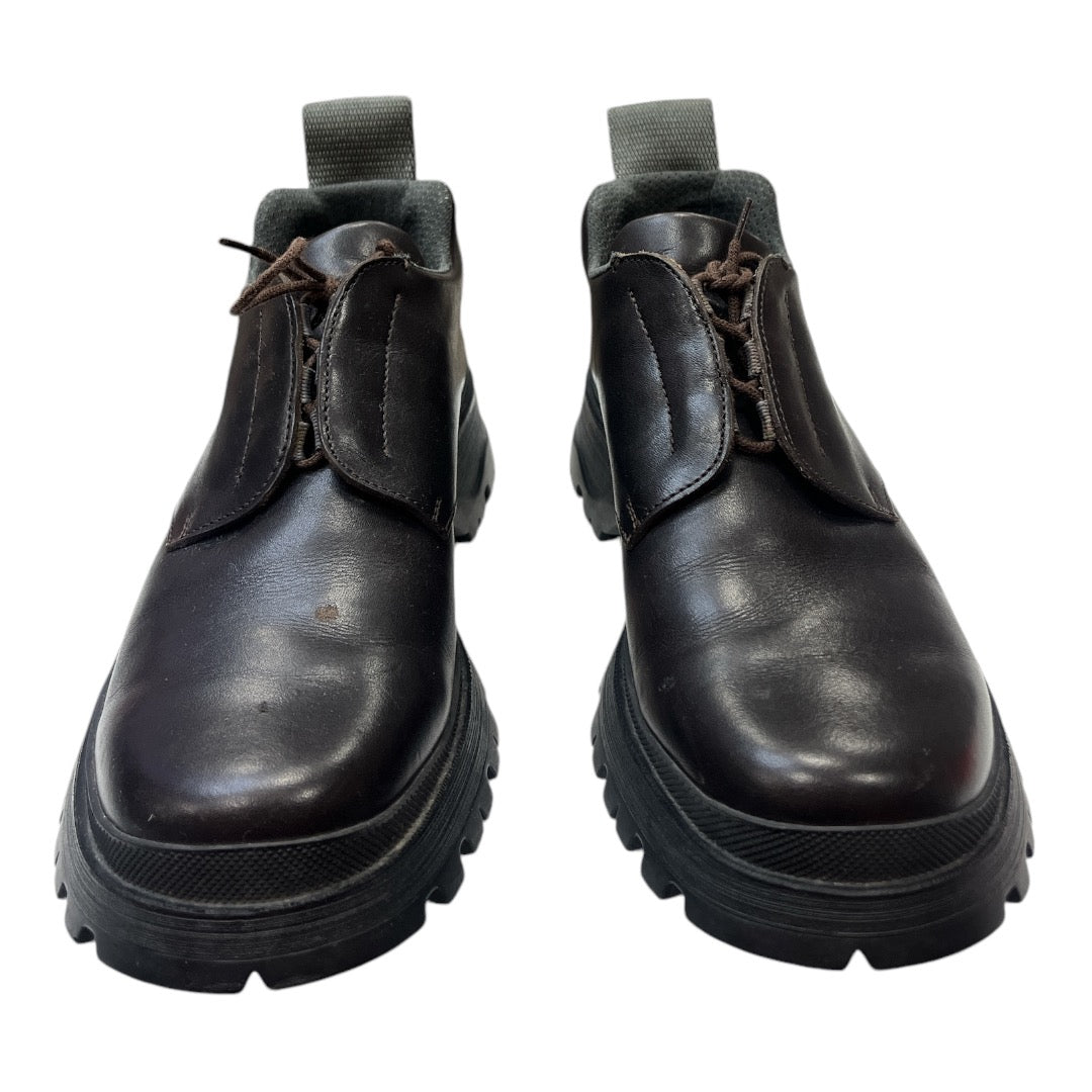 PRADA Leather Hiking Boots - Moda Consignment