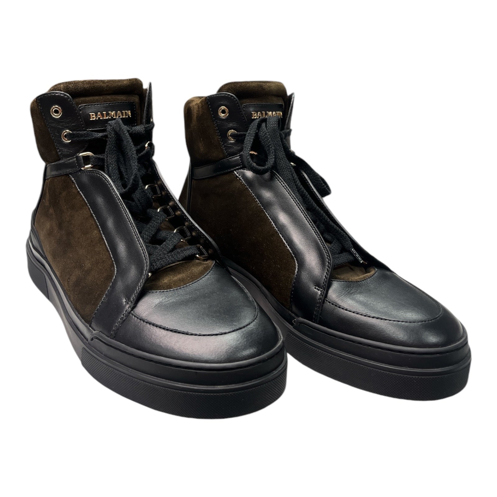 BALMAIN leather boots - Moda Consignment