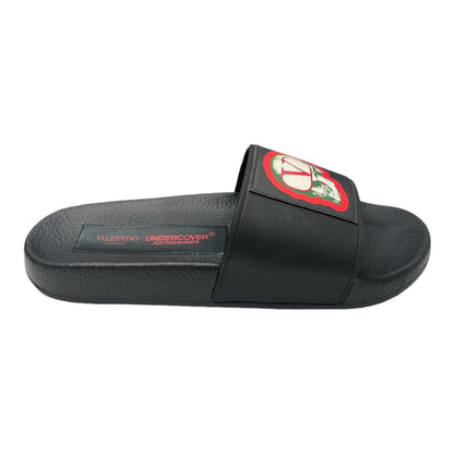 VALENTINO Rubber Graphic Print Slides - Moda Consignment