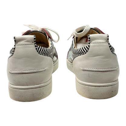 CHRISTIAN LOUBOUTIN Multicolour Patent Leather & Textile Printed Junior Sneaker - Moda Consignment