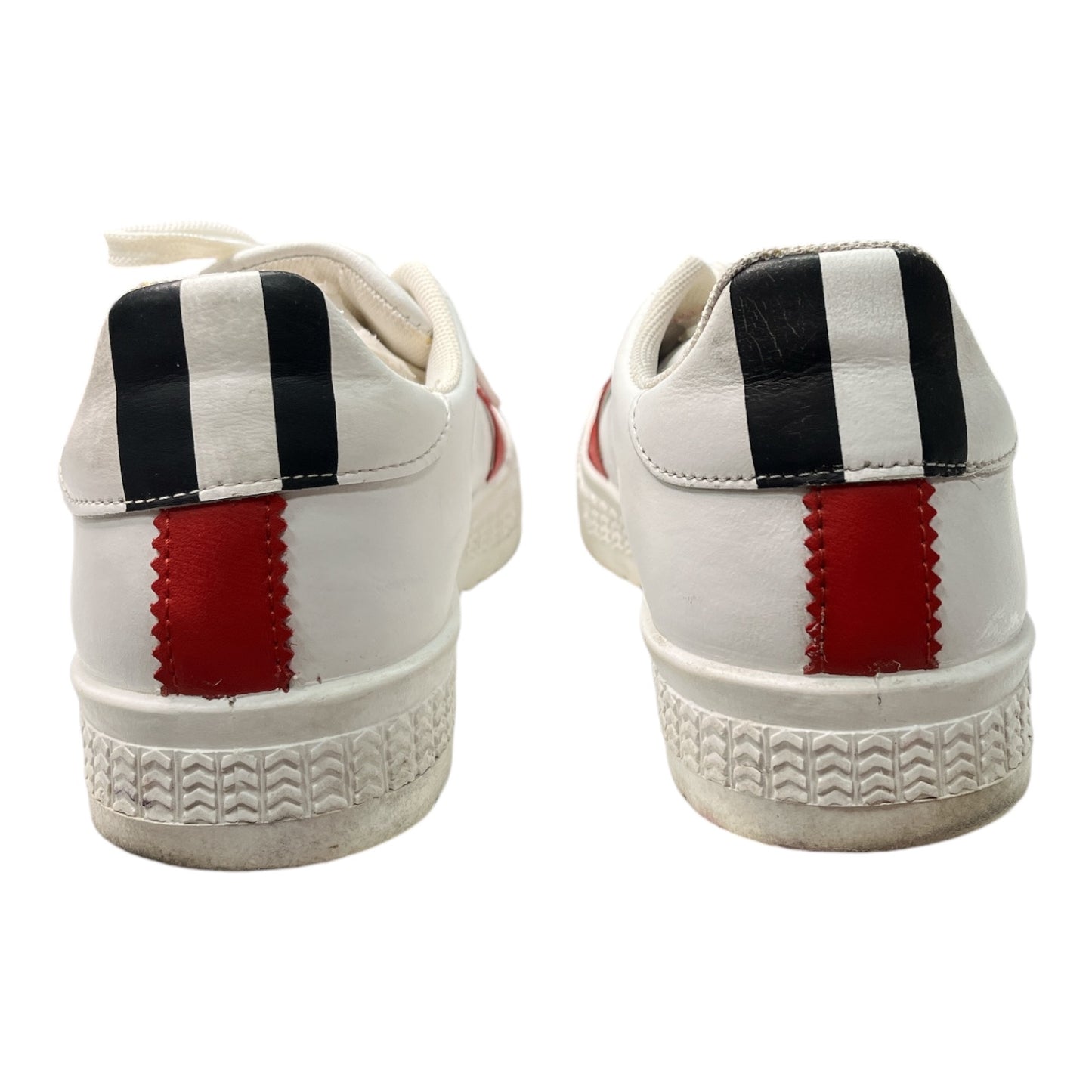 GCDS Leather Printed Sneakers - Moda Consignment