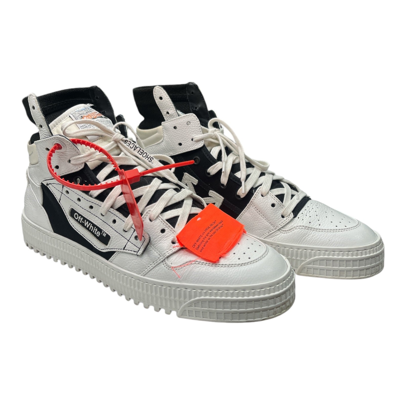 Off-White Wmns Off-Court 3.0 High 'White Black' - Moda Consignment