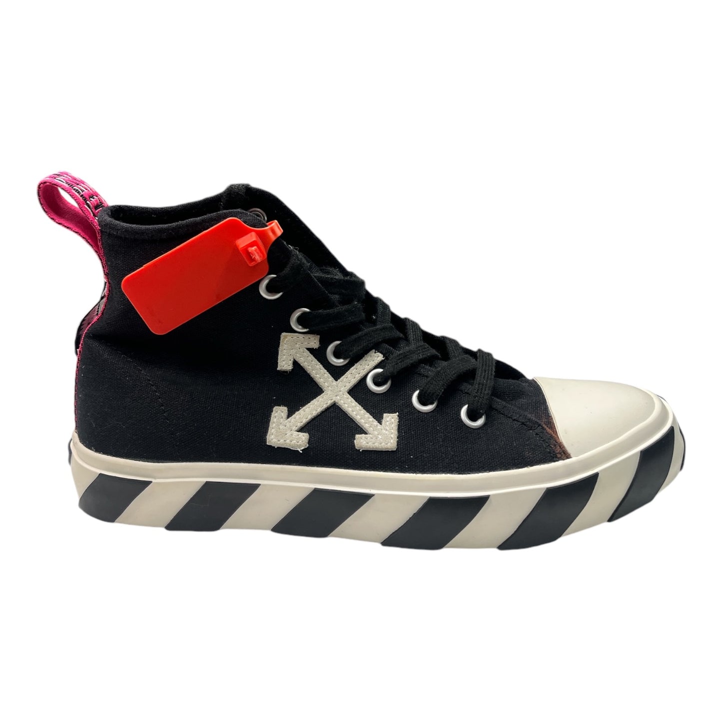 Off-White Vulc Sneaker Mid 'Black White' - Moda Consignment