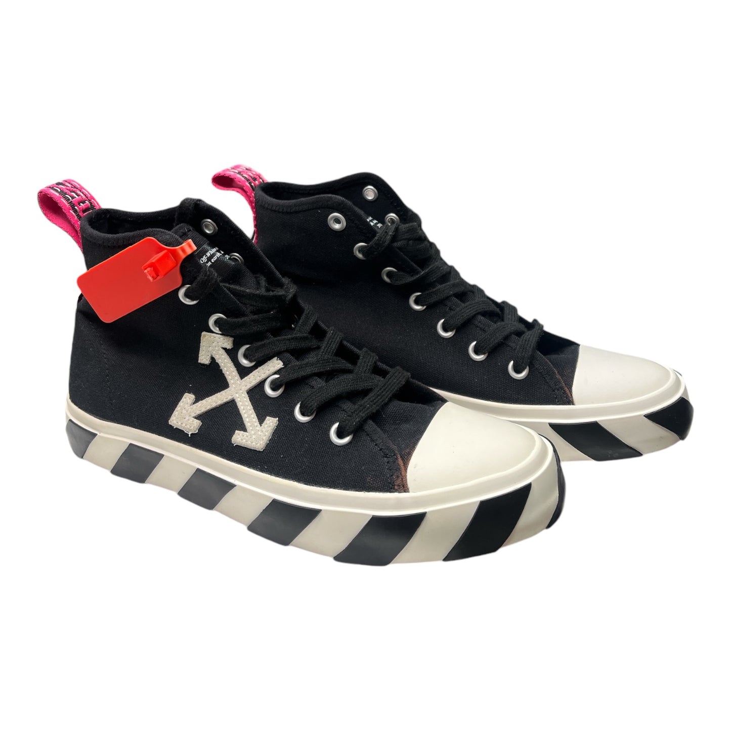 Off-White Vulc Sneaker Mid 'Black White' - Moda Consignment