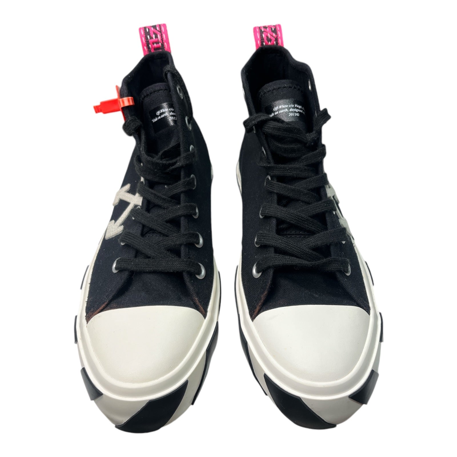 Off-White Vulc Sneaker Mid 'Black White' - Moda Consignment