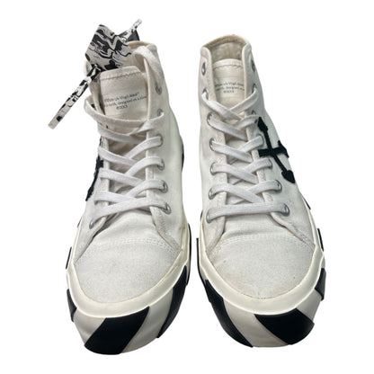 Off-White Vulc Sneaker Mid 'White Black' - Moda Consignment