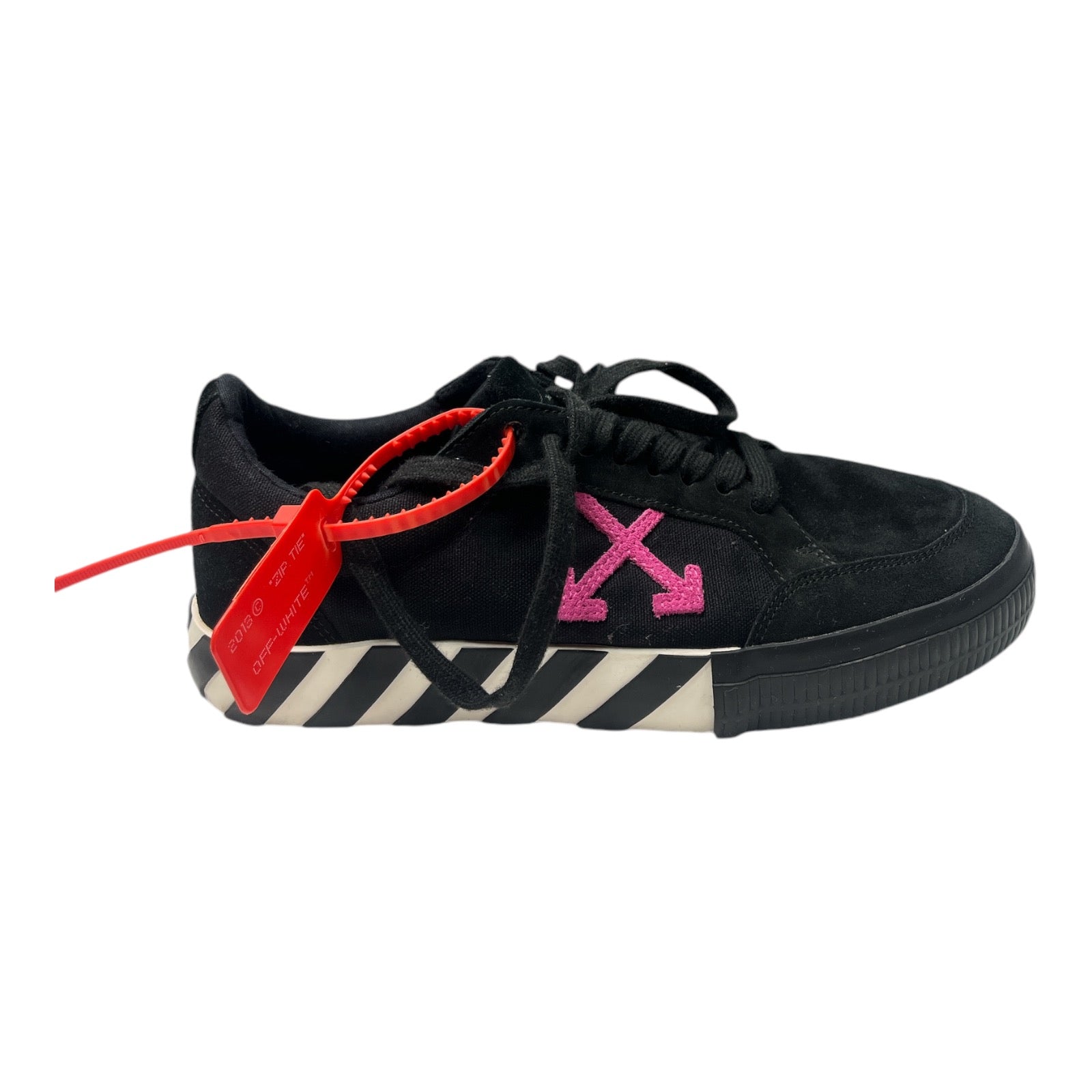 Off-White Vulc Sneaker 'Black Fuchsia' 2019 - Moda Consignment