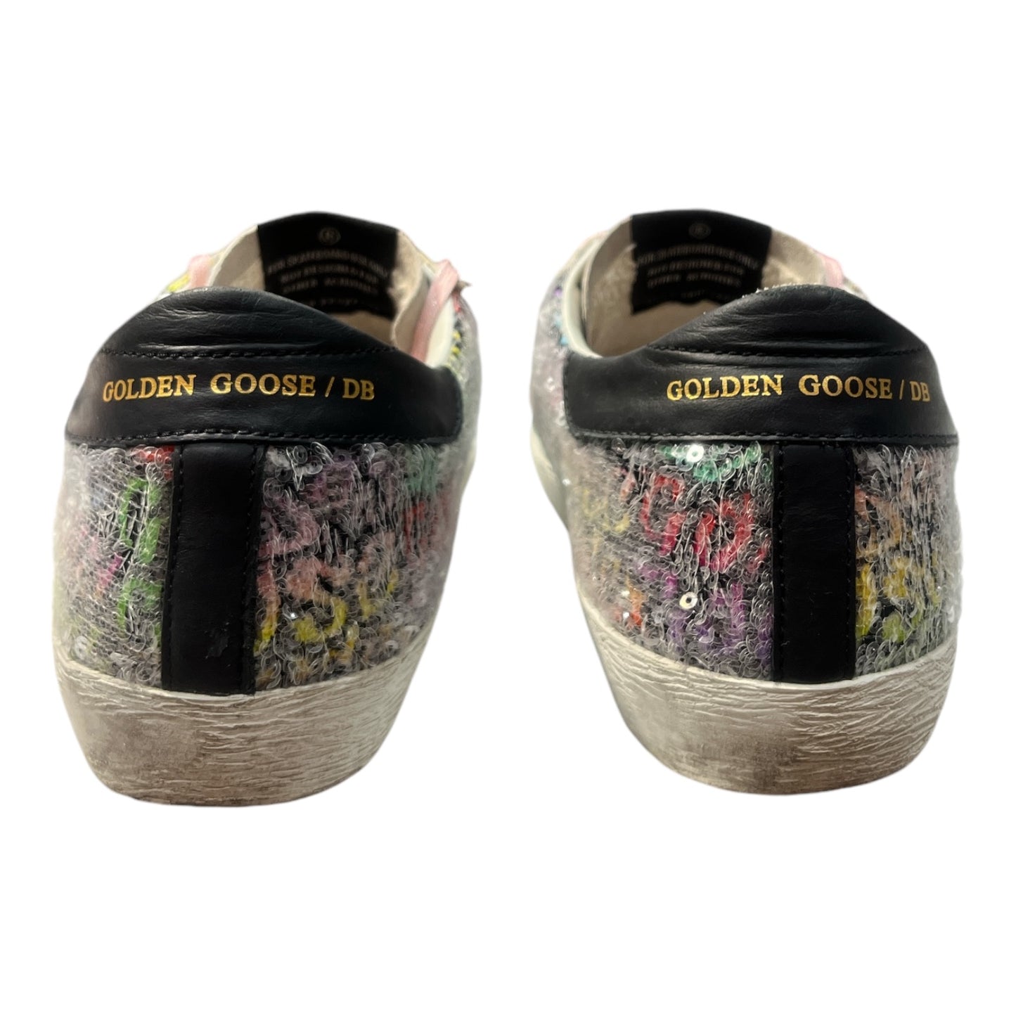 GOLDEN GOOSE Superstar Sneaker In Rainbow Glitter - Moda Consignment