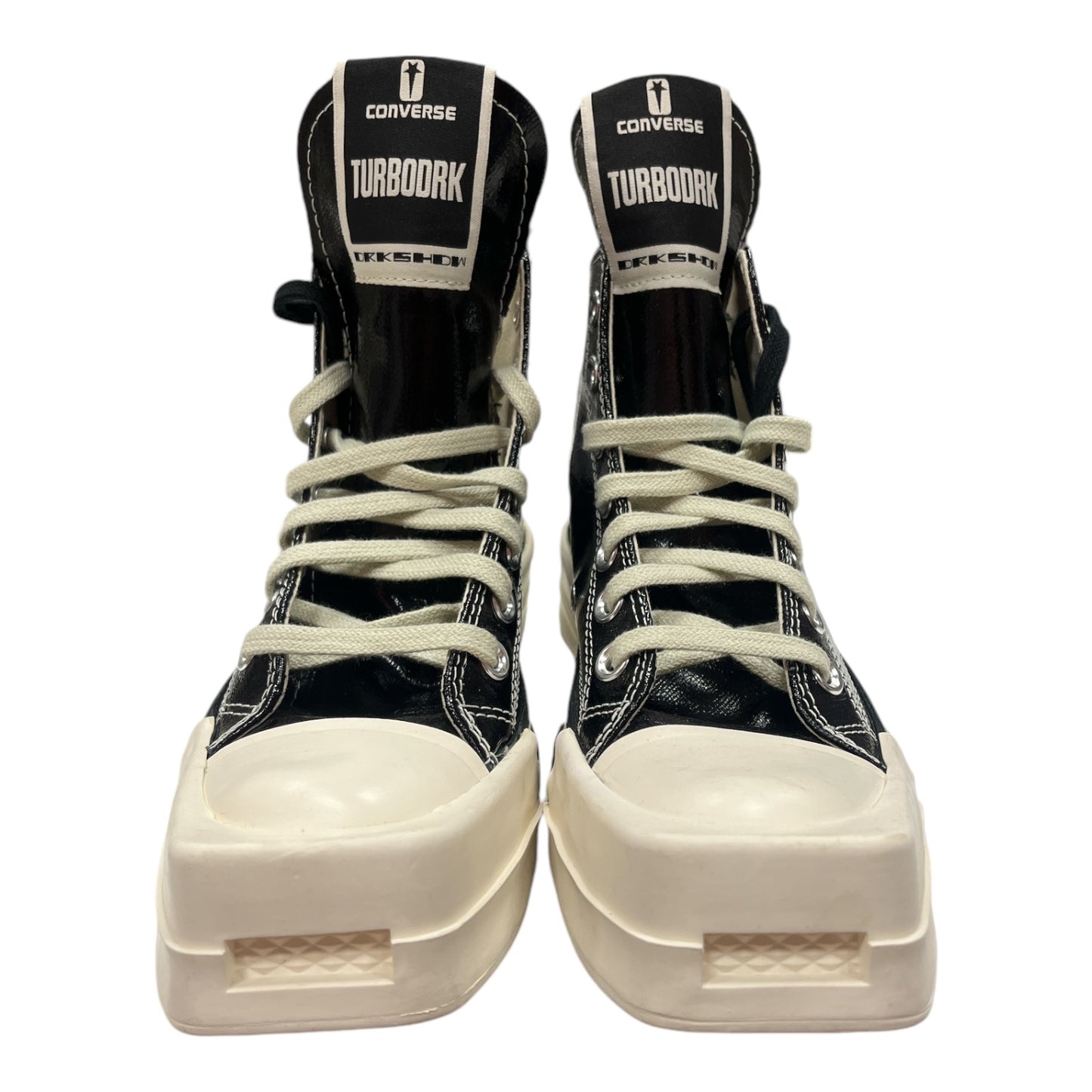 CONVERSE Rick Owens x TURBODRK Chuck 70 High 'Black Lacquer' - Moda Consignment