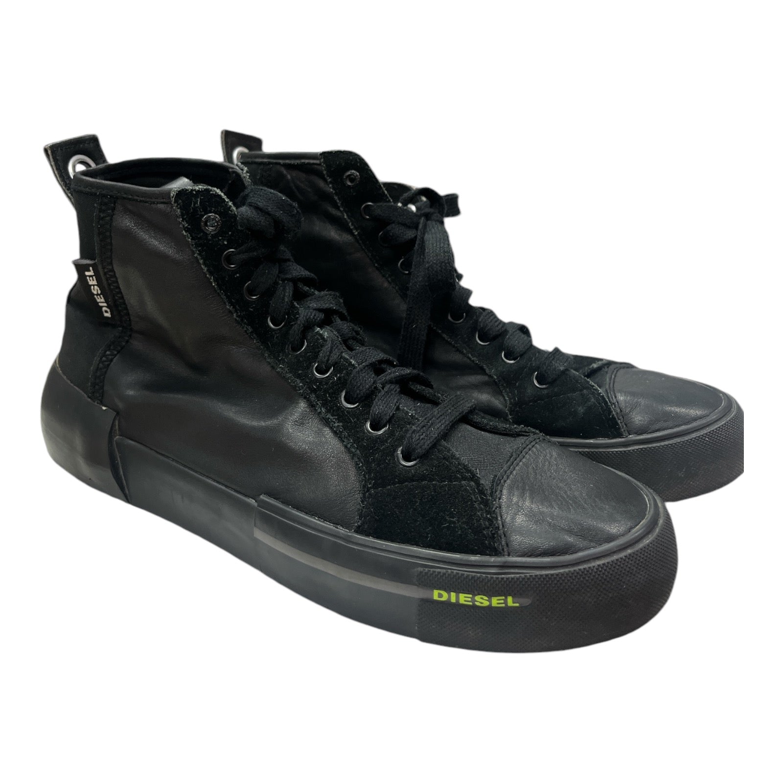 DIESEL black Dese Ml Trainers - Moda Consignment