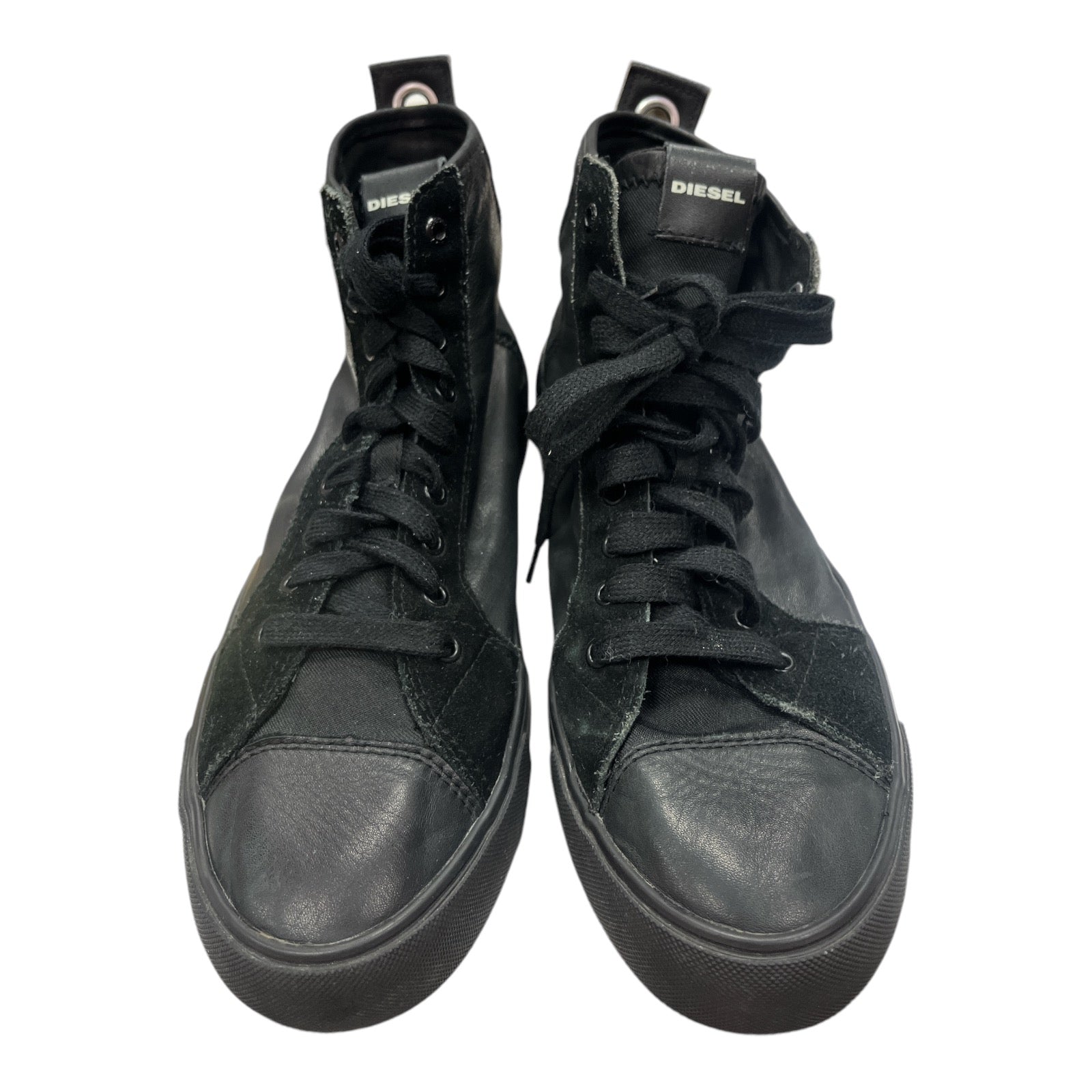 DIESEL black Dese Ml Trainers - Moda Consignment