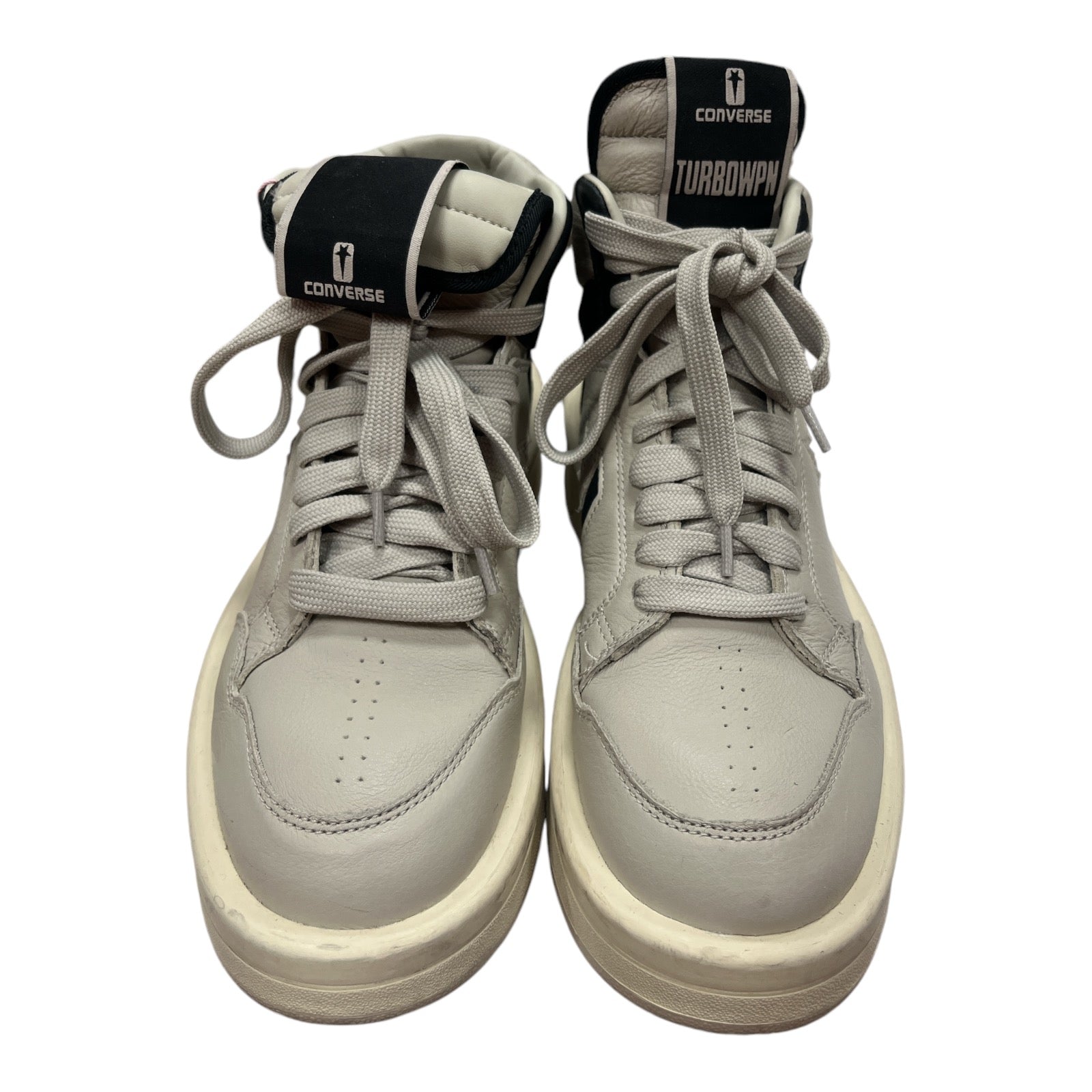 CONVERSE Rick Owens x DRKSHDW TURBOWPN Mid 'Oyster Black' - Moda Consignment