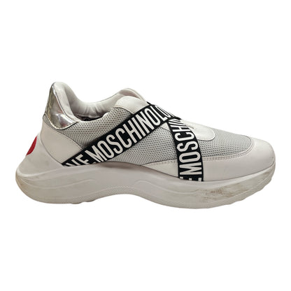 LOVE MOSCHINO Love Heart Logo-band Sneakers - Moda Consignment