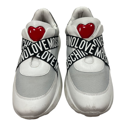 LOVE MOSCHINO Love Heart Logo-band Sneakers - Moda Consignment