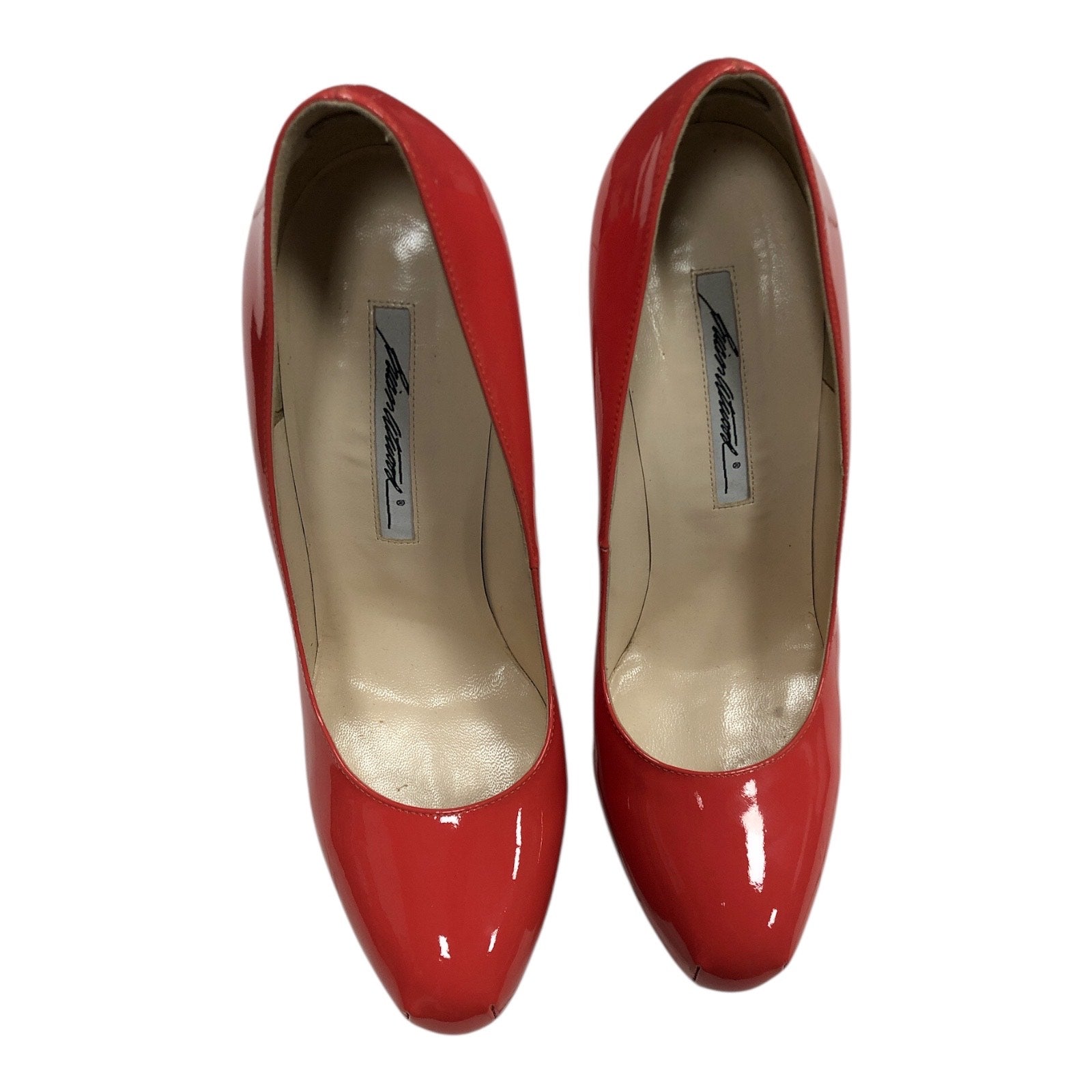 BRIAN ATWOOD Orange Patent Leather Heels - Moda Consignment